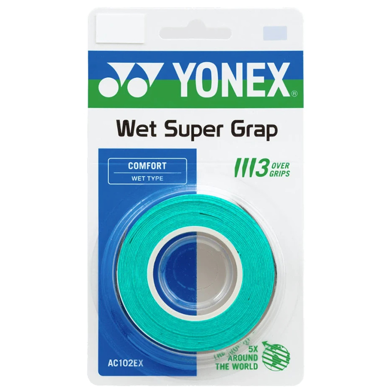 اورگریپ سه تایی یونکس سبز Yonex WET Super Grap اورگریپ سه تایی یونکس سبز Yonex WET Super Grap